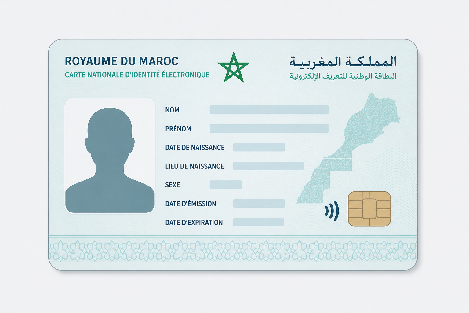 CNIE Moroccan national identity card - official cnie.ma portal